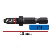 에어컨용 임페리얼 튜브 파이프 확장기 지원 1 개 컨디셔닝 스웨이징 도구 드릴 비트 7/8 3/4 5/8 1/2 3/8, 06 1-4