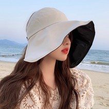 여성 여자 햇빛가리개 자외선차단 썬캡 캐디모자 쿨원단 얼굴가리개 큰챙 그늘막모자