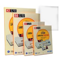 두꺼운 신분증 코팅 필름 100P 대 중 소 택1 광고 유치원 문구 사무 병원
