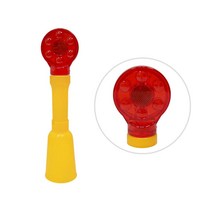 농작물보호 건전지 센서 점멸 기둥꽂이 위험경고등 도로공사 사이키 산업안전, 위험경고등 건전지형 휀스용