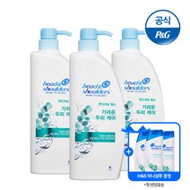 헤드앤숄더 가려운 두피케어 린스850ml 3개+미니샴푸80ml 3개 증정