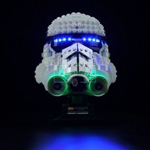 레고호환 LED 세트 스타워즈 스톰트루퍼 헬멧 창작 조명 신제품 75276