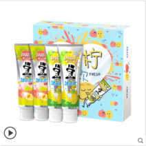 홍콩 DARLIE 복숭아 레몬 세트 120g 4개입, 120gX4
