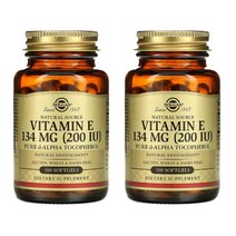 솔가 비타민E Solgar 200IU 100정 2팩