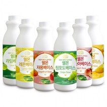 쉘몬 과일 농축액 원액 베이스 1kg 과육 자두 체리 레몬 자몽 복숭아 깔라만시 한라봉, 쉘몬 과일 농축액 베이스 자몽 1kg
