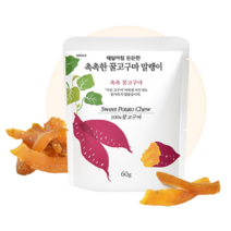 한울푸드 촉촉 꿀고구마 말랭이 원물 100% 60g 다이어트간식, 20봉