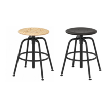 이케아 KULLABERG 쿨라베리 높이조절 스툴, 소나무_903.636.52