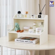 MCOMPANY 2단 다용도 화장품 정리대 데스크 테이블 화장대 수납 진열대 선반 스탠드 탁상용 화이트 정리함 향수 립스틱 보조 미니 간이 수납함 인테리어 수납장 <베스 선반>, white” class=”wr-img”></a></div></p></div></p></div></p></div><div class=