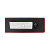 아이티플러스 게이밍 마우스 장패드 롱패드 PC방패드 780x300x5mm (블랙/레드), 테두리 블랙