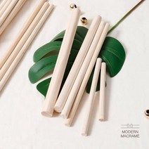 {It 아이템} 모던마크라메 뉴송 목봉 나무봉 15mm (40cm / 50cm) 마크라메