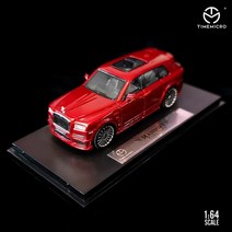 모형자동차 다이캐스트 롤스로이스타임 모델 1:64 롤스 로이스 SUV 컬리넌 맨저 다이캐스트 자동차 금속, 02 Red(Box)