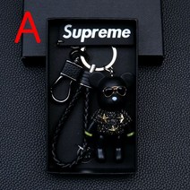 [ 가완이일홈마니 ]슈프림 베어브릭 키링 차량 키홀더 supreme bearbrick, D개