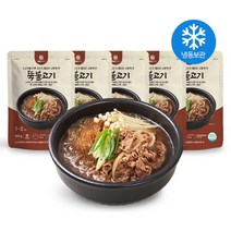 뚝불고기 5개 엠에스푸드 뚝불 즉석 요리 캠핑 간단 간편 엄마손맛 간편식 혼밥 음식, 400g