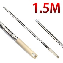 해루질 작살 작살촉 용품 장화 렌턴 수중 써치 라이트 led 헤드랜턴 뜰채 뜰채망 작살용 고무줄 포함, 스텐작살대1.5m