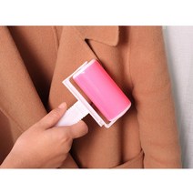 씻어서 쓰는 먼지제거기 머리카락찍찍이 롤클리너 롤, 3매직롤클리너-핑크 (9,968개), 1개