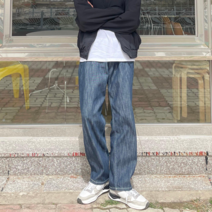 베틴 생지 와이드 데님