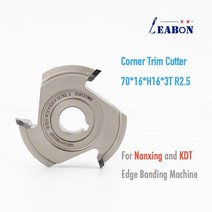 슬라이딩각도절단기 코너 트림 커터 KDT 및 Nanxing 엣지 밴더 머신 라운드 트리밍 70x16 x H16 3T R2.5 사무용 가구, [02] 70x16xH16x3T R1.5