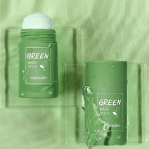 그린티 가지 클렌징 고체 오일 컨트롤 마스크 딥클렌징 피부 수분 공급 안티 F555, 그린/1개