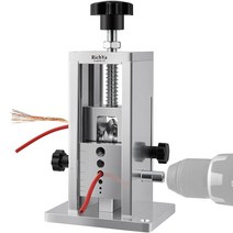 RichYa 드릴 전원 와이어 스트리퍼 기계 설명서한글이 아닐 수 있음 1.822mm0.07 8.6인치 구리용 스트리핑 소형 및 휴대용 알루미늄 합금 스크랩 구리 재활용 도구 교체