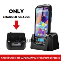 GZPDA05 PDA 바코드 스캐너 전용 충전 크래들 핸드헬드 안드로이드 9.0 2G 16G 4200mAh 탈착식 배터리, 02 GZPDA02Cradle_03 UK