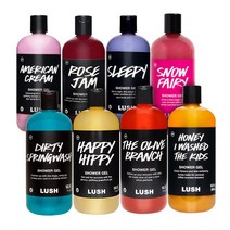 Lush 러쉬 샤워젤 바디워시 500g x 2개 세트, 더 올리브 브랜치 500g, 슬리피 500g