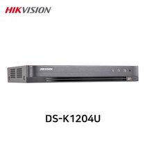 하이크비전 DS-K1204U (HDD 미포함) 4채널 200만/300만/500만화소 지원 TVI/AHD/CVI/SD 아날로그 52만화소 겸용 녹화기 DVR