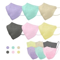 [50매] 엘프메딕 새부리형 컬러 마스크 소형 비말차단 아동 어린이 초등학생, 베이지 50매, 엘프메딕 소형