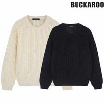 [AK PLAZA] [버커루]파일조직 루즈핏 풀오버(B204KT330P)