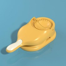 만두 성형기 자동 기계 만두 빚는 기계 2 in 1 제조기 반죽 압착기 수동 금형 프레싱 과자 주방 Jiaozi 베이킹 도구, Yellow