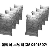 더담다 은박 보냉보온팩 35 x 40 cm 40개, 실버