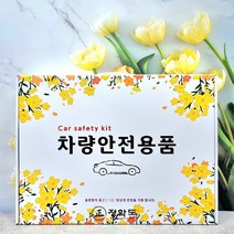 자동차용품 소화기 불꽃신호기 6종/8종 선물세트 안전용품세트 차량용 정확도, 차량용안전용품세트-1번-6종세트