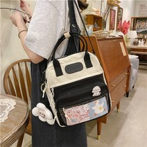 스타일 귀여운 미니 배낭 여성 방수 나일론 작은 어깨 가방 schoolbags 꽃 여행 배낭