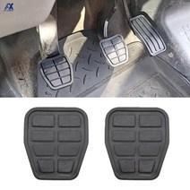 자동차페달 2Pcs 자동 브레이크 클러치 풋 페달 패드 미끄럼 방지 Jetta MK2 T4 C44 1983-1992 고무 액세, 한개옵션0, 한개옵션0