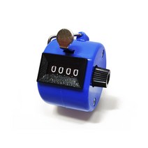 랜스몰 카운터기 숫자카운터 수동 계수기, 칼라 카운터기(블루), 1개