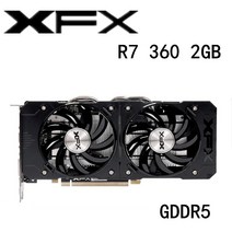 가성비 기존 XFX R7 360 2GB GDDR5 비디오 카드 AMD Radeon R7 360p 2G 그래픽 화면 카드 GPU 데스크탑 PC PCI-E 게임 맵 비디오 카드, 한개옵션0