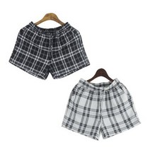 리얀 체크반바지 DM-210576