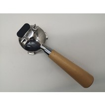 이브릭 터키 커피 필터 포함 스테인리스 스틸 홀더 에스프레소 커피 메이커 핸들 Portafilter70 mm SUS3, 05 Wood handle