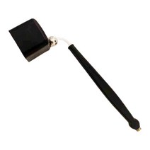 당구 스누커 풀 큐 초크 홀더 휴대하기 쉬운 블랙 엔터테인먼트 당구 당구 플레이어 용 포켓 초커 홀더, 고무 플라스틱, 검은색