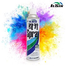 일신 스프레이 락카 도색 셀프인테리어 프라이머 페인트 무광 유광 리폼 30색 420ml, 금색, 1개