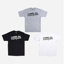 꼼데퍽다운 반팔티 A타입 남녀공용 Front Logo T-Shirt 티셔츠