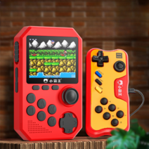 미니 게임기 머신 게임 추억의 고전 에뮬 오락실 가정용, Q4레드4G핸들+게임다운로드+배터리+AV라인