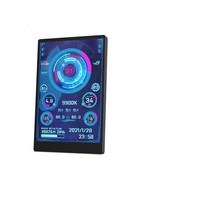 미니 ITX 케이스 3.5 인치 IPS TYPEC 보조 화면 CPU GPU RAM HDD 모니터 USB 디스플레이