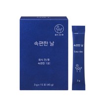 네츄럴굿띵스 속편한날 15포 숙취해소제, 3g x 15포