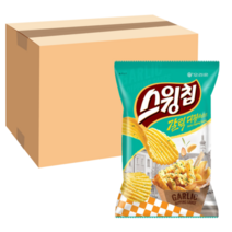 오리온 스윙칩 갈릭디핑소스 M 60g x 12입
