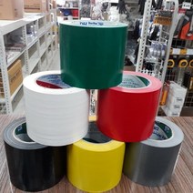 천면테이프 청테이프 황색 적색 청색(블루) 백색 녹색(그린) 은색 넓은 청면테이프 9센티 90mm 24M, 9cm