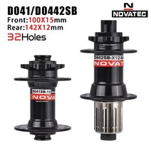 자전거 스프라켓 프리휠 카세트 튜닝 체인 휠 허브 4 산악 허브 041 042 283236 홀 89101112 속도 허브 바디 용 6 볼트 디스크 브레이크, 32홀 블랙 스루