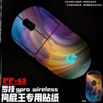 지슈라 마우스 커스텀 스티커 피트 게이밍 무선 지프로 슈퍼라이트 패치 Gpro, A10-PP-43