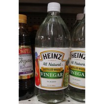 Heinz 하인즈 화이트 비네거 식초 (946ml) x 4병 All Natural Distilled White Vinegar 5% Acidity, 946ml