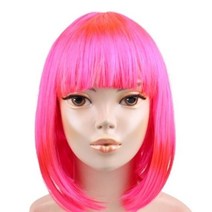 남가커머스 단발머리가발(핑크) 용품 파티 어린이집 아이꾸미기 04956-50964ea, namgac 1, namgac 본상품선택, namgac 본상품선택
