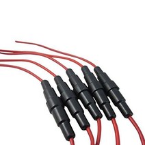 엘레베이터 화물 승강기 100 개 5x20MM 유리관 퓨즈 홀더 스크류 타입 퀵 블로우 22 AWG 와이어 250V 튜브 케이싱 유리 튜브용 나사